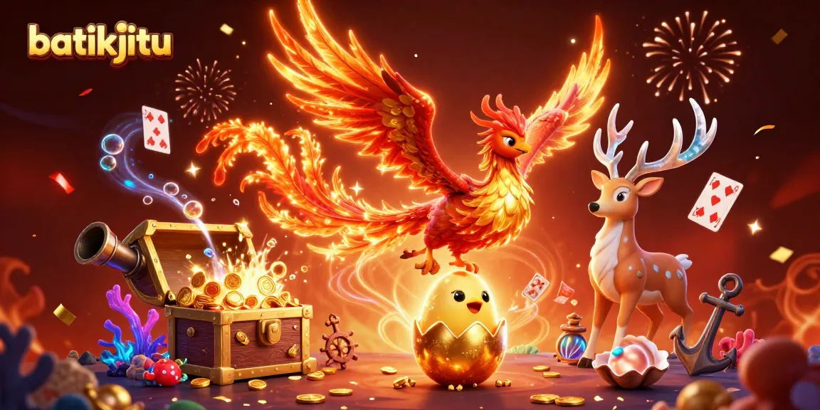 Batikjitu menawarkan akses ke permainan online dengan kemesraan phoenix api dan harta terpendam.