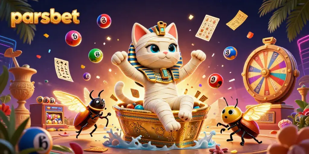 Parsbet ile 3D oyun ve şans unsurlarının canlandığı eğlenceli bir sahne