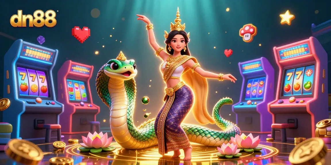Engage in thrilling casino gaming at dn88 with vibrant slot machines and enchanting characters!