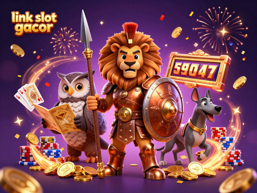 Experience the excitement of link slot gacor with thrilling characters and vibrant casino elements.