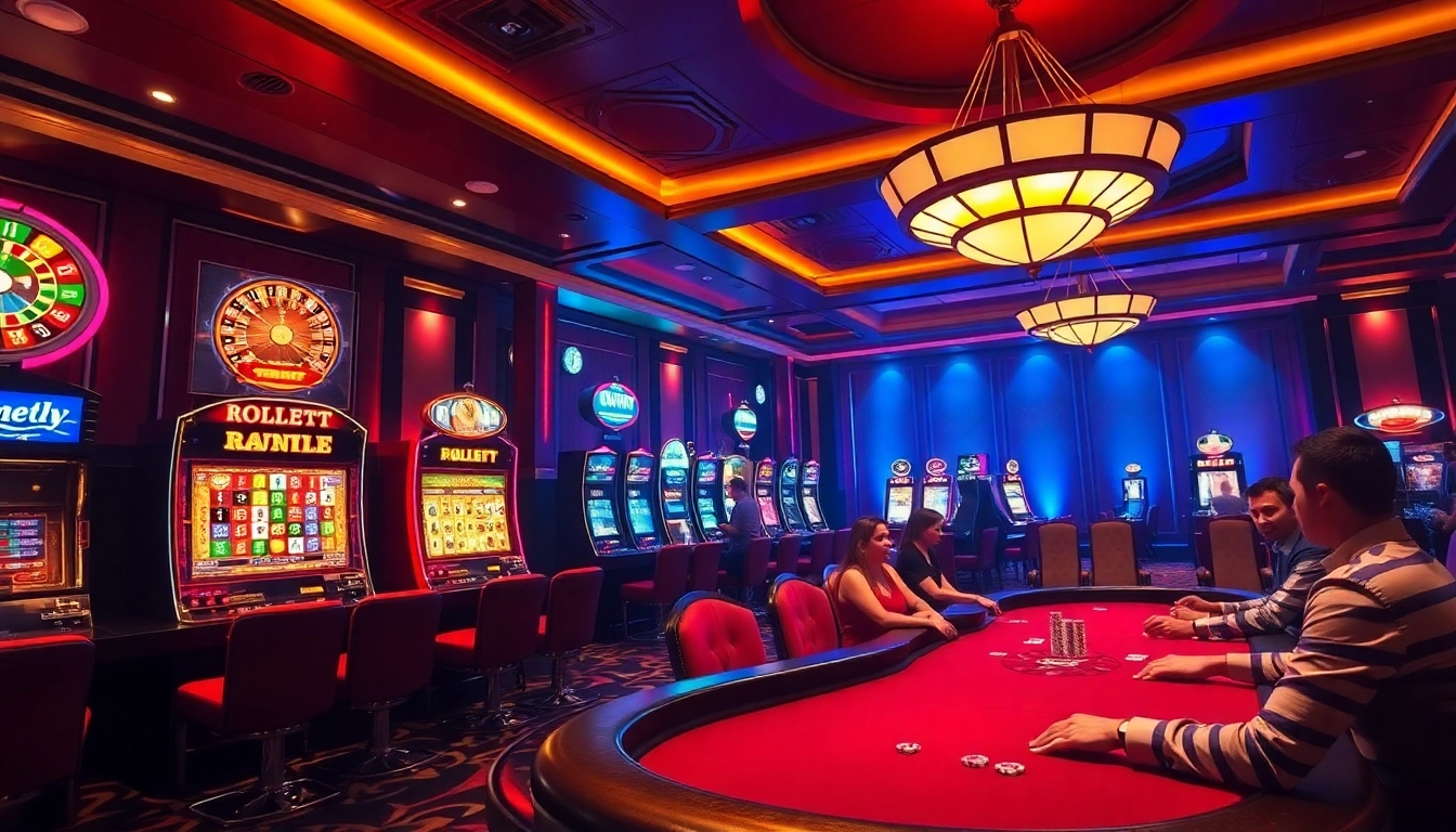 Experience high-stakes excitement at go8 com with vibrant gaming tables and rich casino ambiance.