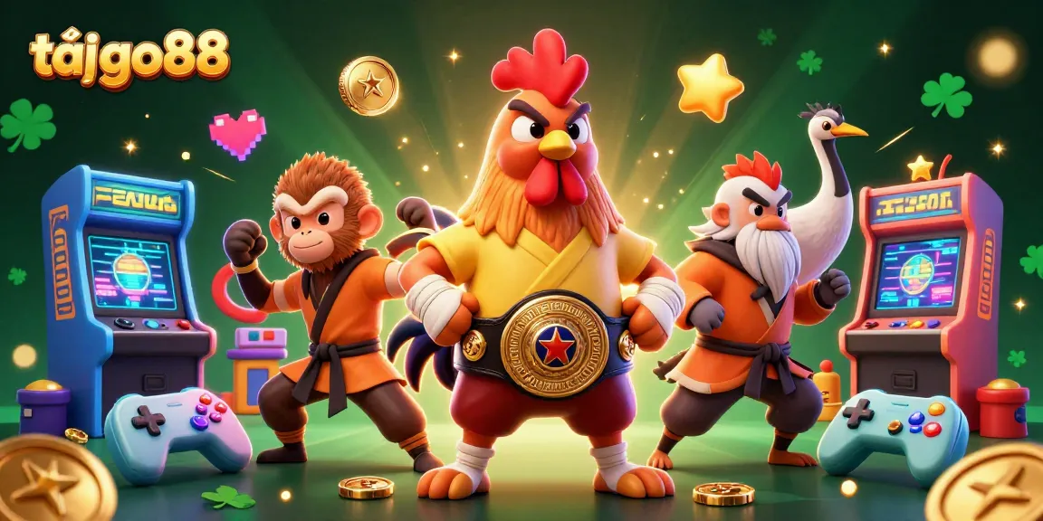 Play and download tải go88 with vibrant characters and game elements in a dynamic casino setting.