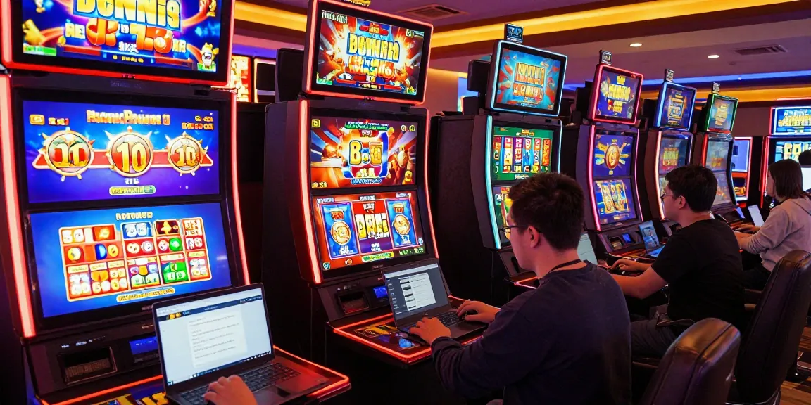 Exciting online gameplay at cocomaya featuring various bonus buy slots and vibrant digital interfaces.