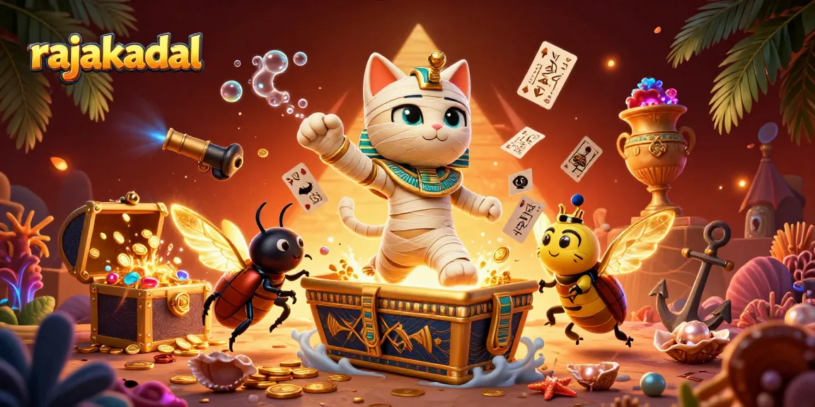 Rasakan keseruan permainan di rajakadal dengan mumi kucing dan elemen kasino yang mewah.