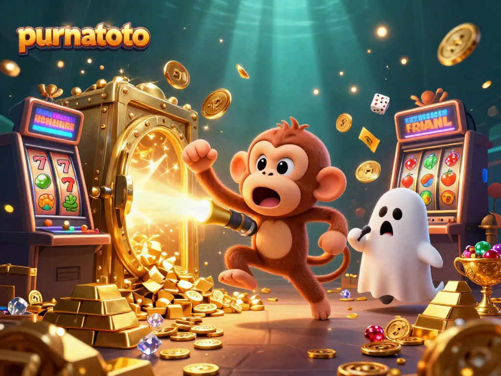 Mainkan purnatoto dengan pola slot jackpot menggoda dalam ilustrasi kasino yang memukau.