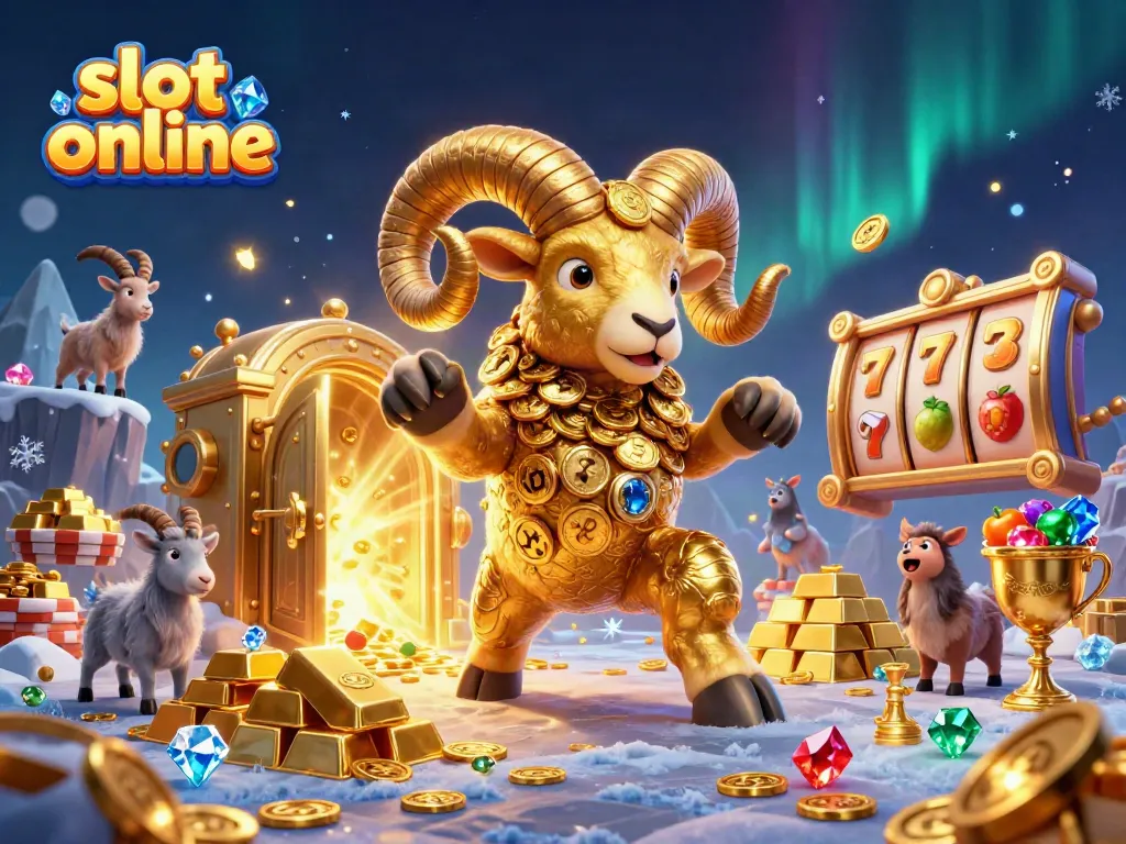 Experience the thrill of slot online with a dynamic 3D scene full of excitement.