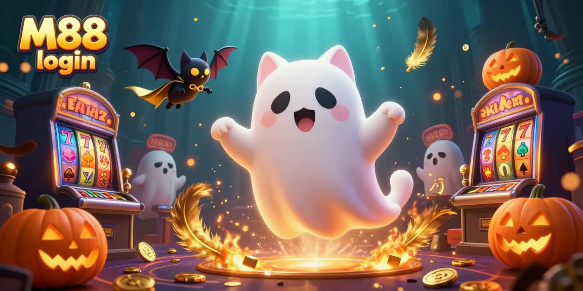 Engage with M88 login for exciting casino adventures featuring ghostly characters and dynamic gaming elements.
