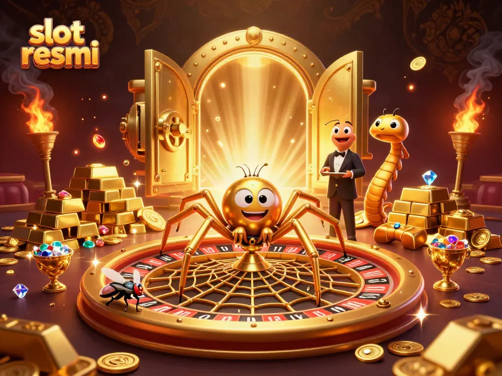 Engage in thrilling bets at slot resmi with dynamic visual elements and rich details.