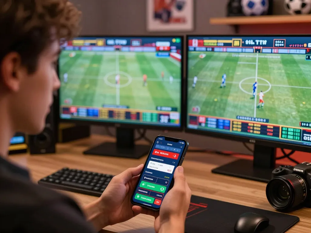 Experience online betting excitement with ทางเข้า m116 app displaying live sports odds and action.