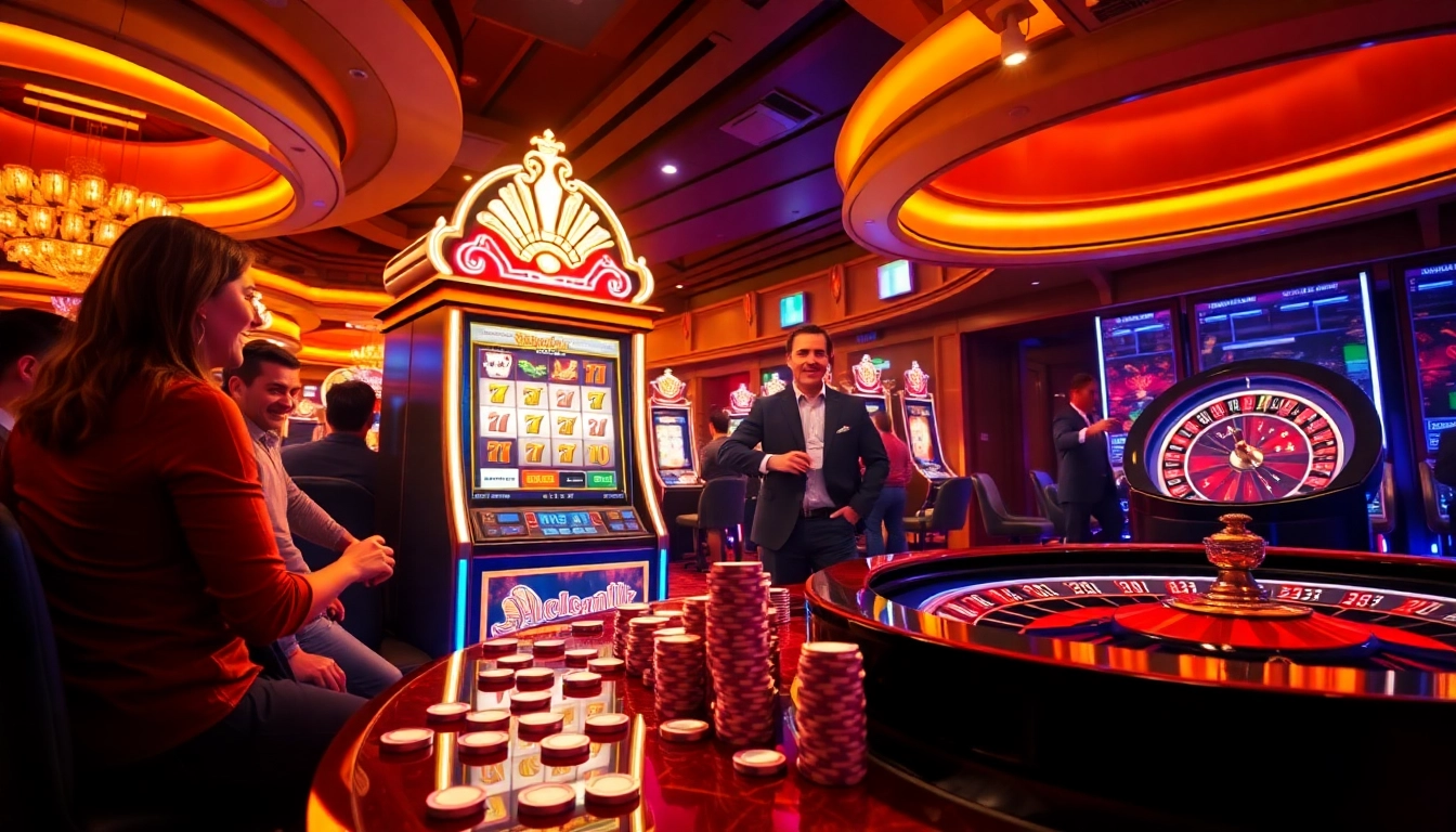 Players celebrating big wins at IDNSLOT, a popular online gambling platform.