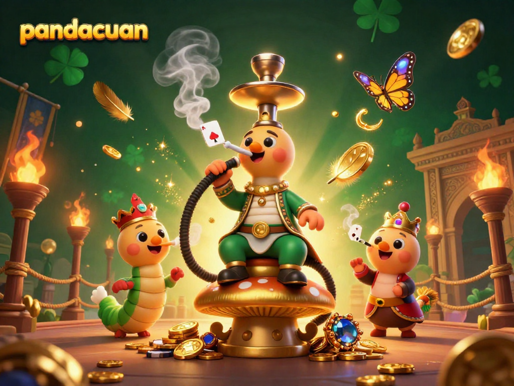 Menangkan permainan slot pandacuan dengan karakter unik dan elemen kasino yang menarik.