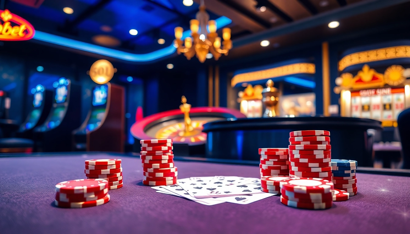Experience thrilling games at 600bet's casino with lively poker chips and impressive roulette.