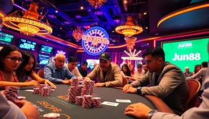 Experience high-stakes poker at nhà cái jun88 where excitement meets strategy.
