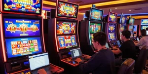 Exciting online gameplay at cocomaya featuring various bonus buy slots and vibrant digital interfaces.